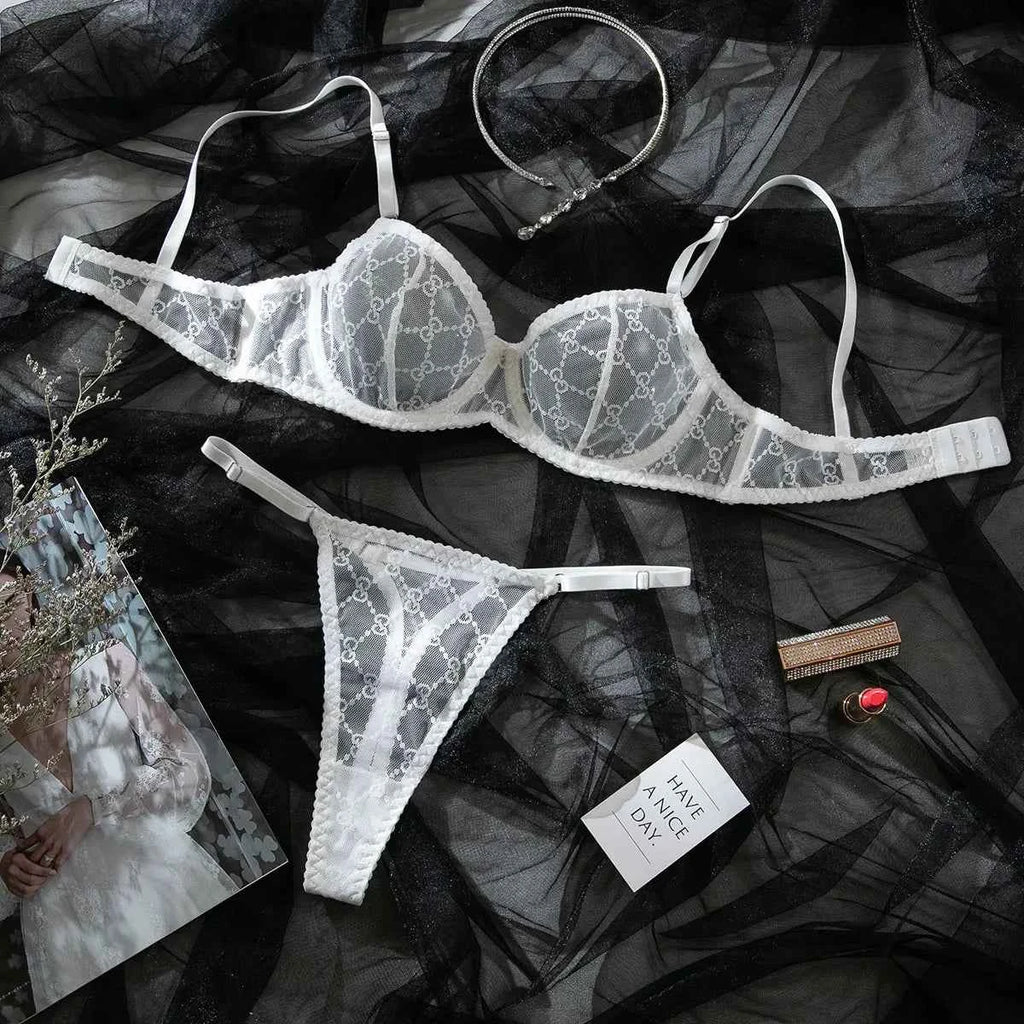 White French Mesh Lingerie