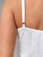 White Strapless Shorts Set
