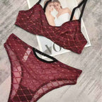 Burgundy Lingerie