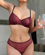 Burgundy Lingerie