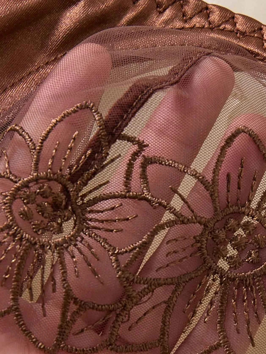 Brown Lace Lingerie