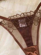 Brown Lace Lingerie
