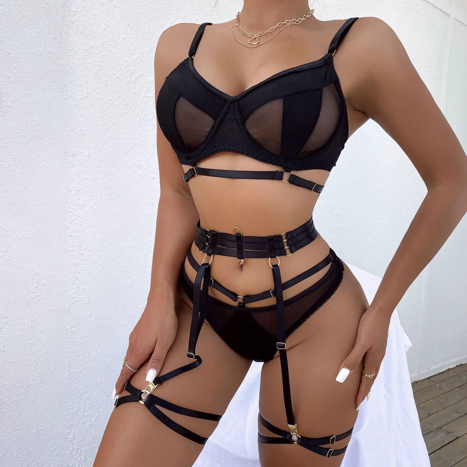 The Strappy Lingerie Set