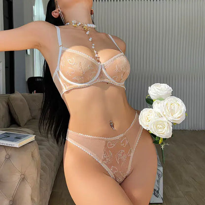 Nude Sheer Lingerie Set