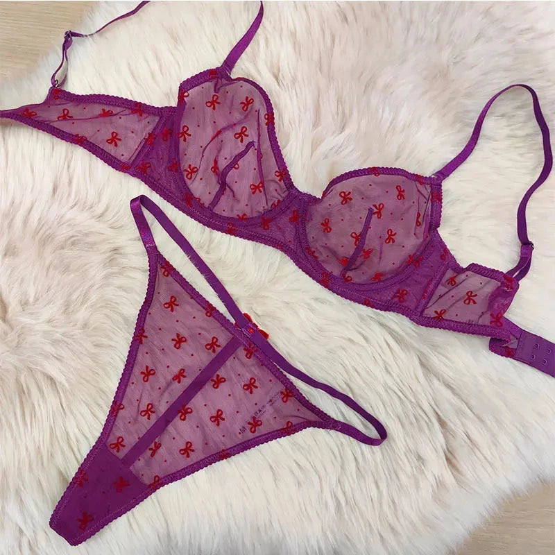 Mesh Lingerie Set