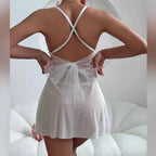 Bridal Lingerie Set with Bow for the Perfect Wedding Night - Amaratime lingerie