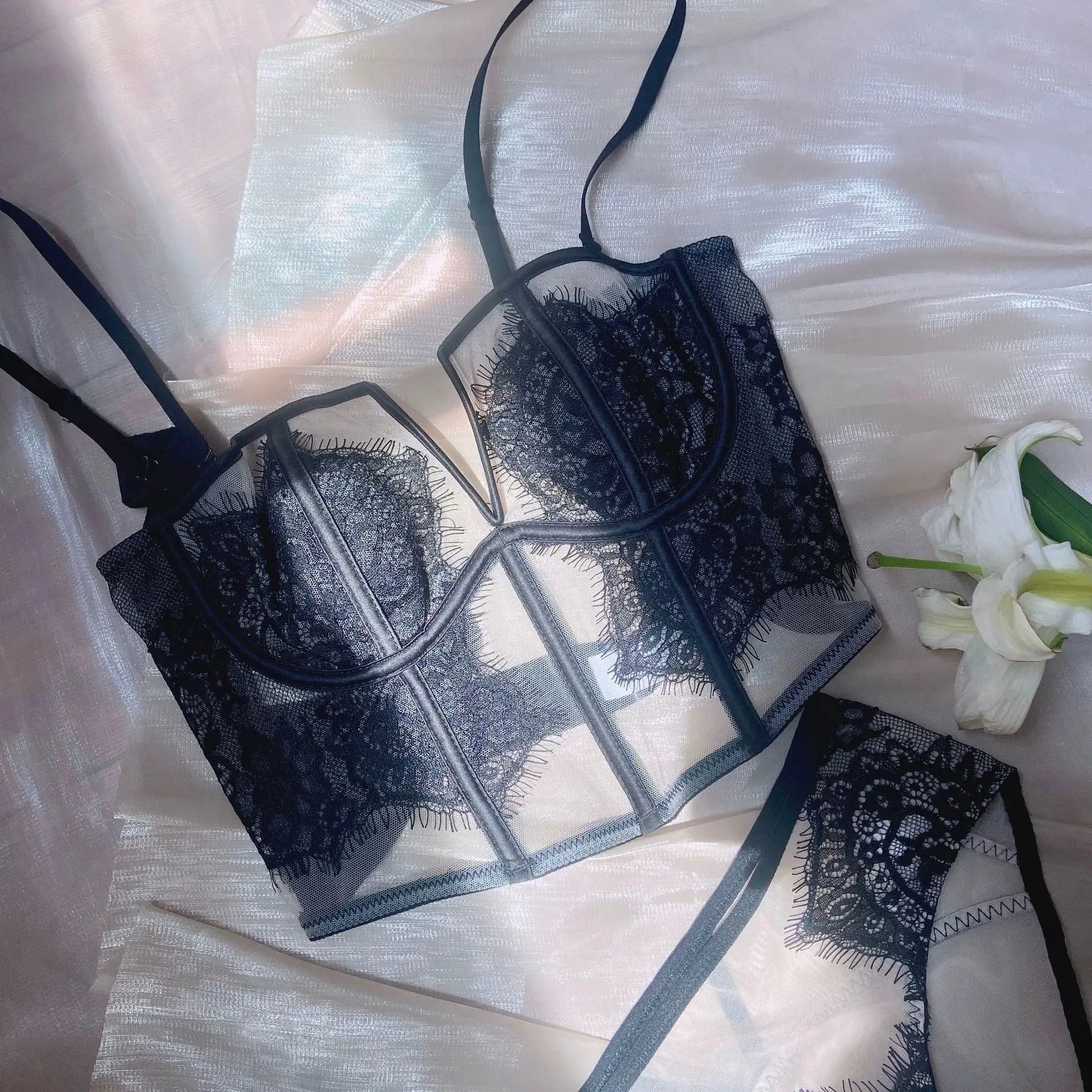 Black Lace Bandeau