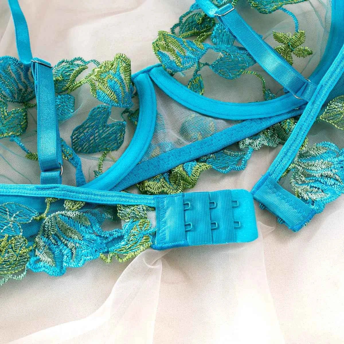 Embroidery Luxury Lingerie Set - Amaratime lingerie