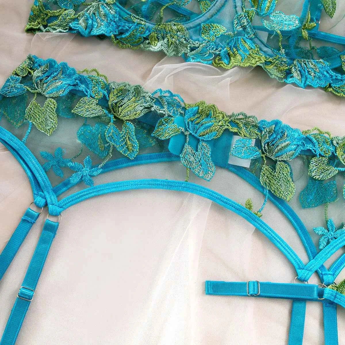 Embroidery Luxury Lingerie Set - Amaratime lingerie