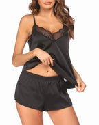 Lace shorts pajamas