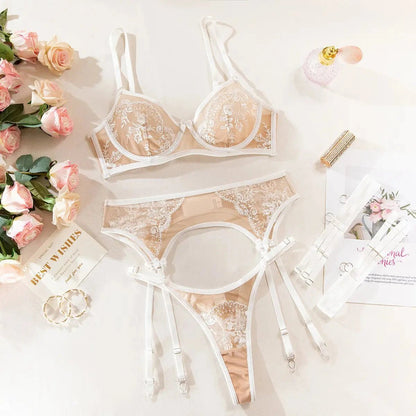 Sheer Romance in Sheer Lingerie - Amaratime lingerie